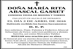 María Rita Abascal Gasset